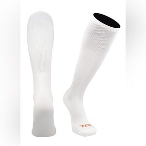 TCK tall white socks, Medium